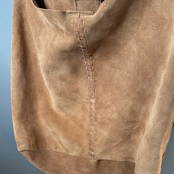 Haute Hippie Tan Suede Hobo Bag - Picture 6 of 8